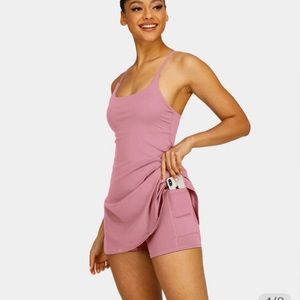 Halara Cloudful Backless 2 in 1 Flare Dress | Women’s large